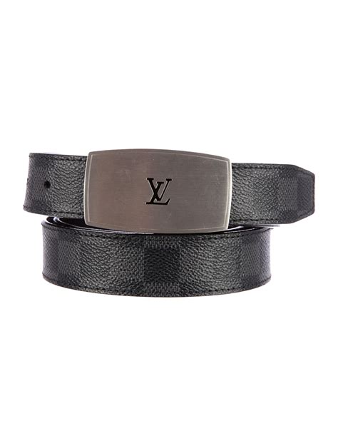 louis vuitton damier belt black|louis vuitton snakeskin belt.